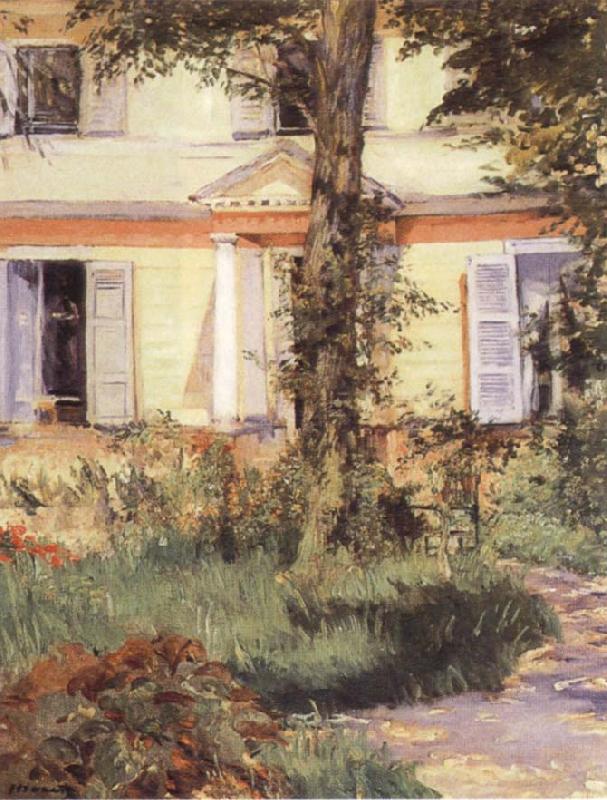 House at Rueil, Edouard Manet
